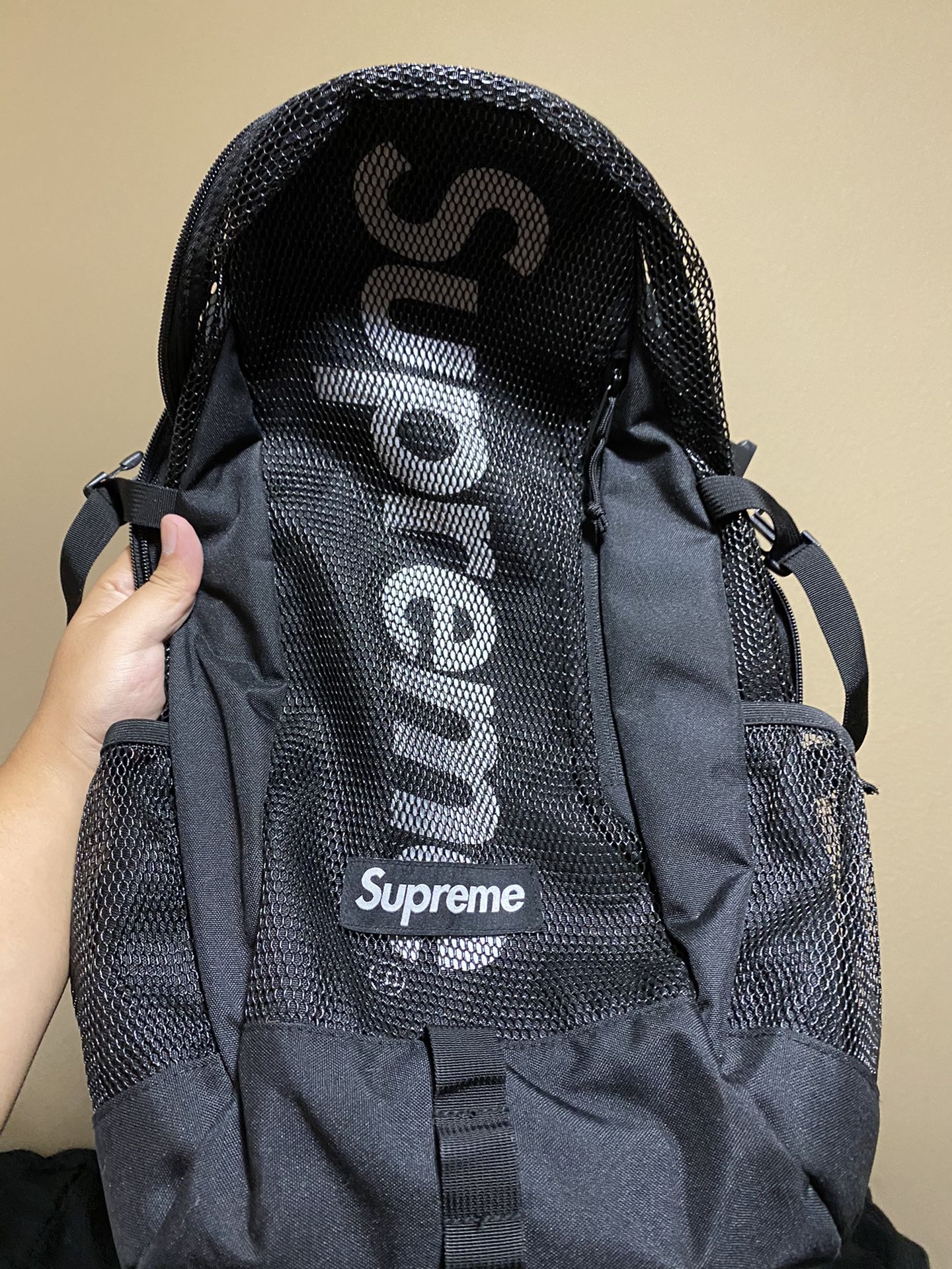 Supreme Black Backpack (SS20)