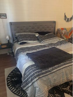 Upholstered King Size Bedframe