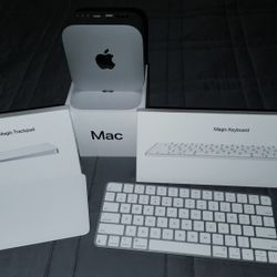 Mac Mini M4 (2024) + Magic Trackpad + Keyboard – Brand New