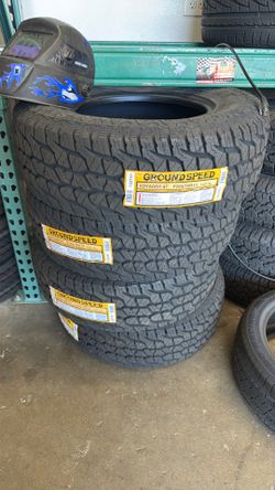 265/70R16 ( 4 NEW TIRES ) INSTALLED AND BALANCE