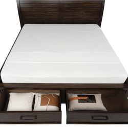 King bedframe & 6 tier drawer