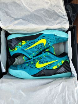 Nike Kobe 9 Elite Low Protro Neo Turquoise Mens 10 10.5 New