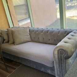 Fabric   Grey Sofa  