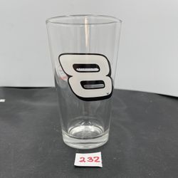 NASCAR Dale Earnhardt Jr Budweiser Glass