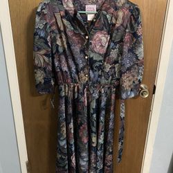 Vintage Floral Dress