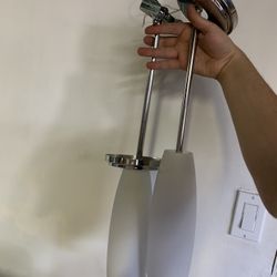 Pair Of 2ft Pendant Lights - 5” Base