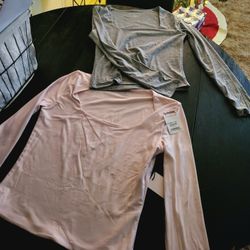 Two long sleeve shirts