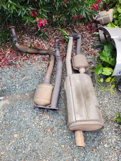 454 chevy front bolt on factory exhaust  front section