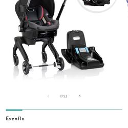 Evenly car seat/stroller combo