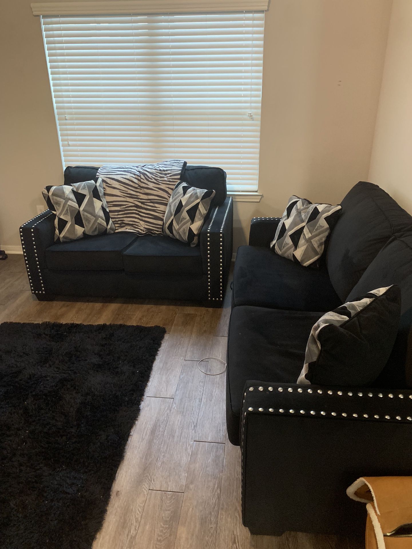 Black Couch Set $375 OBO