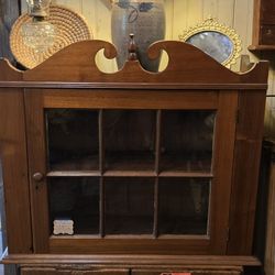 Antique Cherry Wall Cabinet