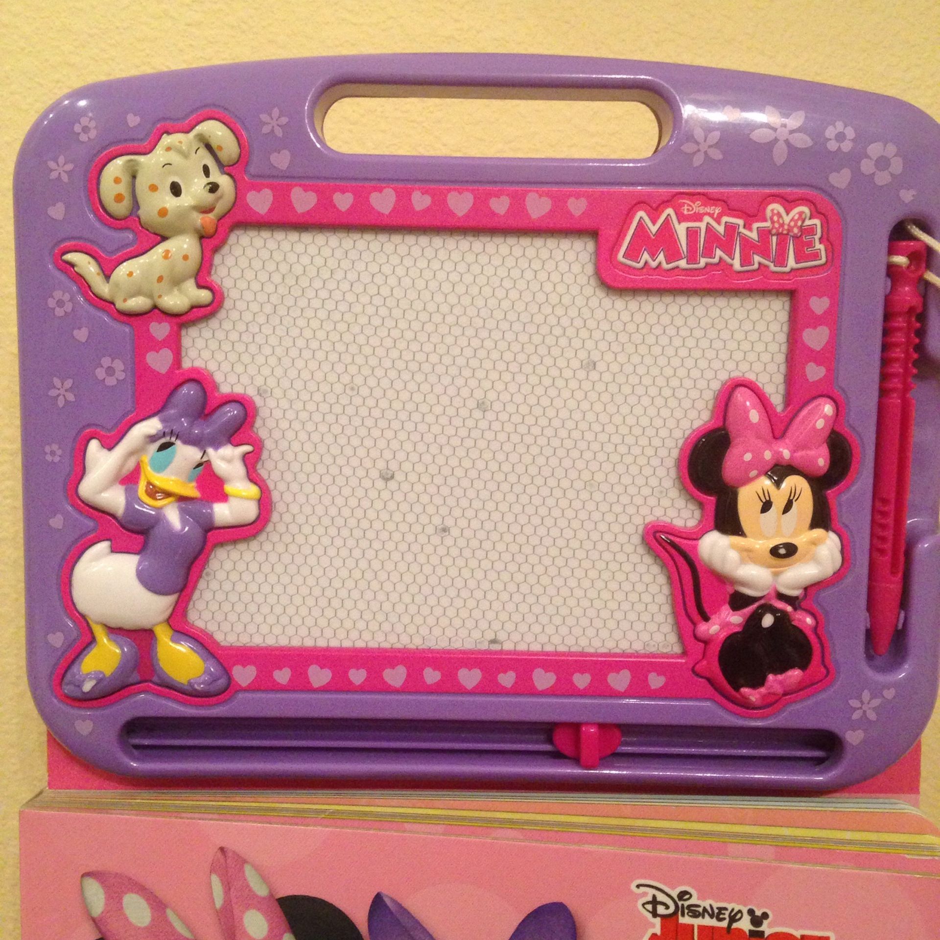 Disney Junior Minnie Book & Magnetic Pad W/magnetic Pen