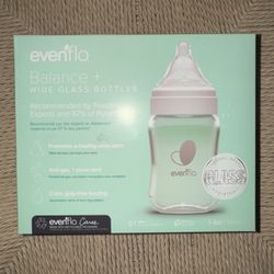 Even Flo Wide Neck Glass Bottles 