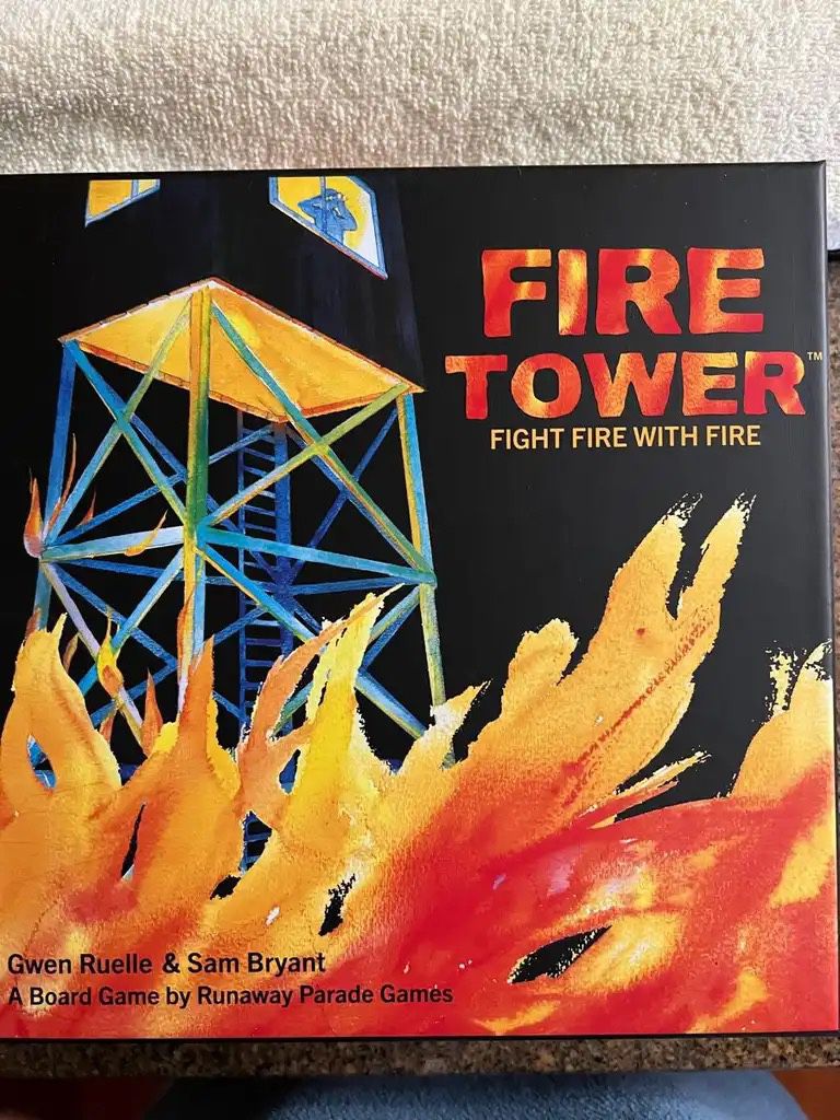 New In Box Fire Tower board Game 