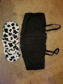 Nursing bra that's adjustable with reusable nursing pads