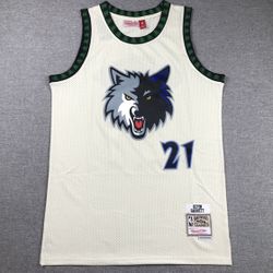 Kevin Garnett Timberwolves Mitchell And Ness Jersey Size Large 