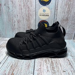 DYKHMILY D91868 Steel Toe Work Shoes Women’s Size 7.5 Low Top Work Shoes