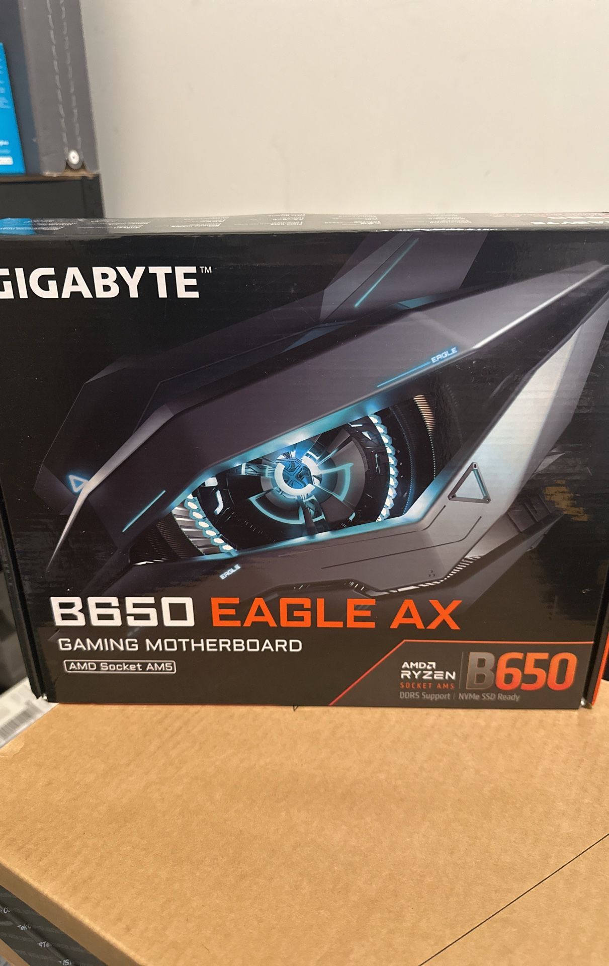 GIGABYTE - B650 EAGLE AX (Socket AM5) AMD B650 ATX DDR5 Wi-Fi 6E Motherboard - Black