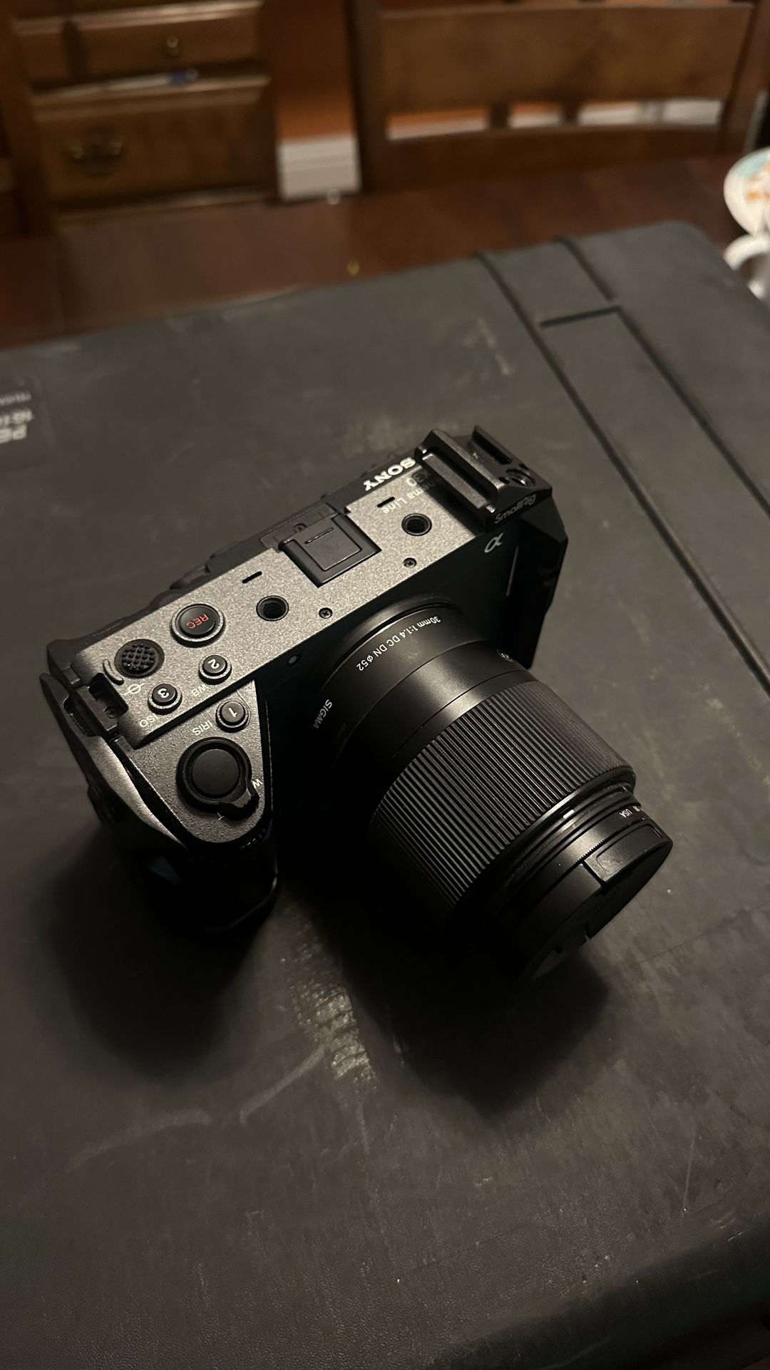Sony Fx30 With Sigma 30mm 1.4