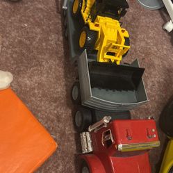 Free Toy Truck With Trailer 