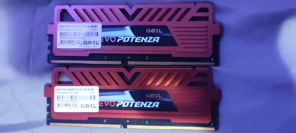 8gb Ram DDR4 2x4
