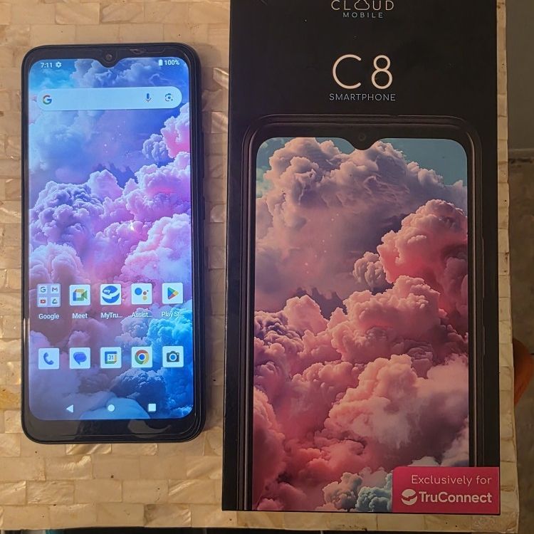 Cloud Mobile Stratus C8 Smartphone 32gb + Charger + Case + Tempered ...