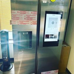 NEW SAMSUNG 2 DOOR STAINLESS STEEL FAMILY HUB FRIDGE $1599 1 Year Warranty