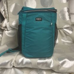 Vintage Igloo Cooler Back Pack Minty Green Large Cooler Size