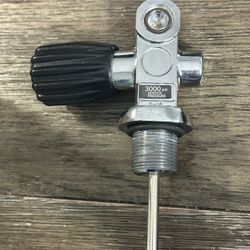 Thermo Scuba Diving Tank Valve, Yoke (3000 PSI, 230 Bar) Nitrox Oxygen O2 Clean