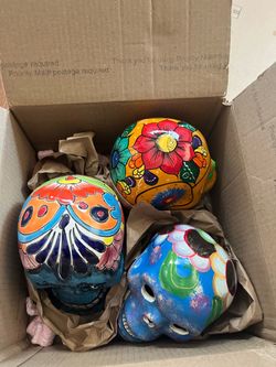 Talavera skulls