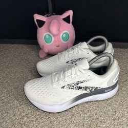 Brooks Ghost 16 White/Oyster/Lava 1204071B147 Sneakers Women’s Size 6