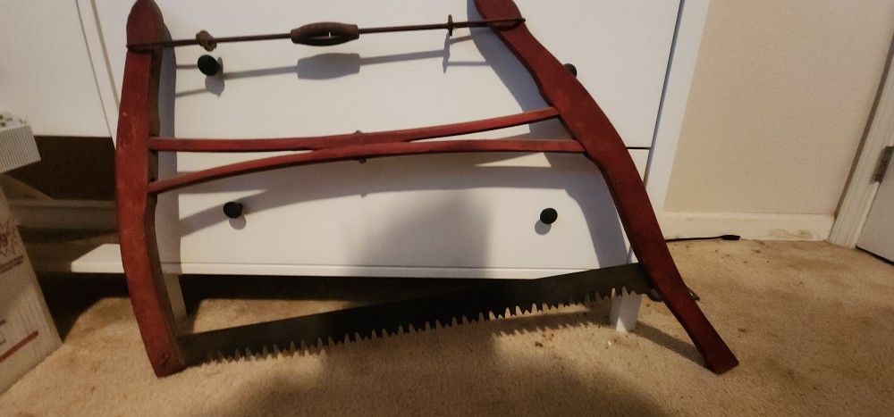 Antique Vintage Bow Saw