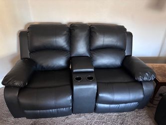 3 Piece Living Room Set: Recliner & 2 Reclining Couches