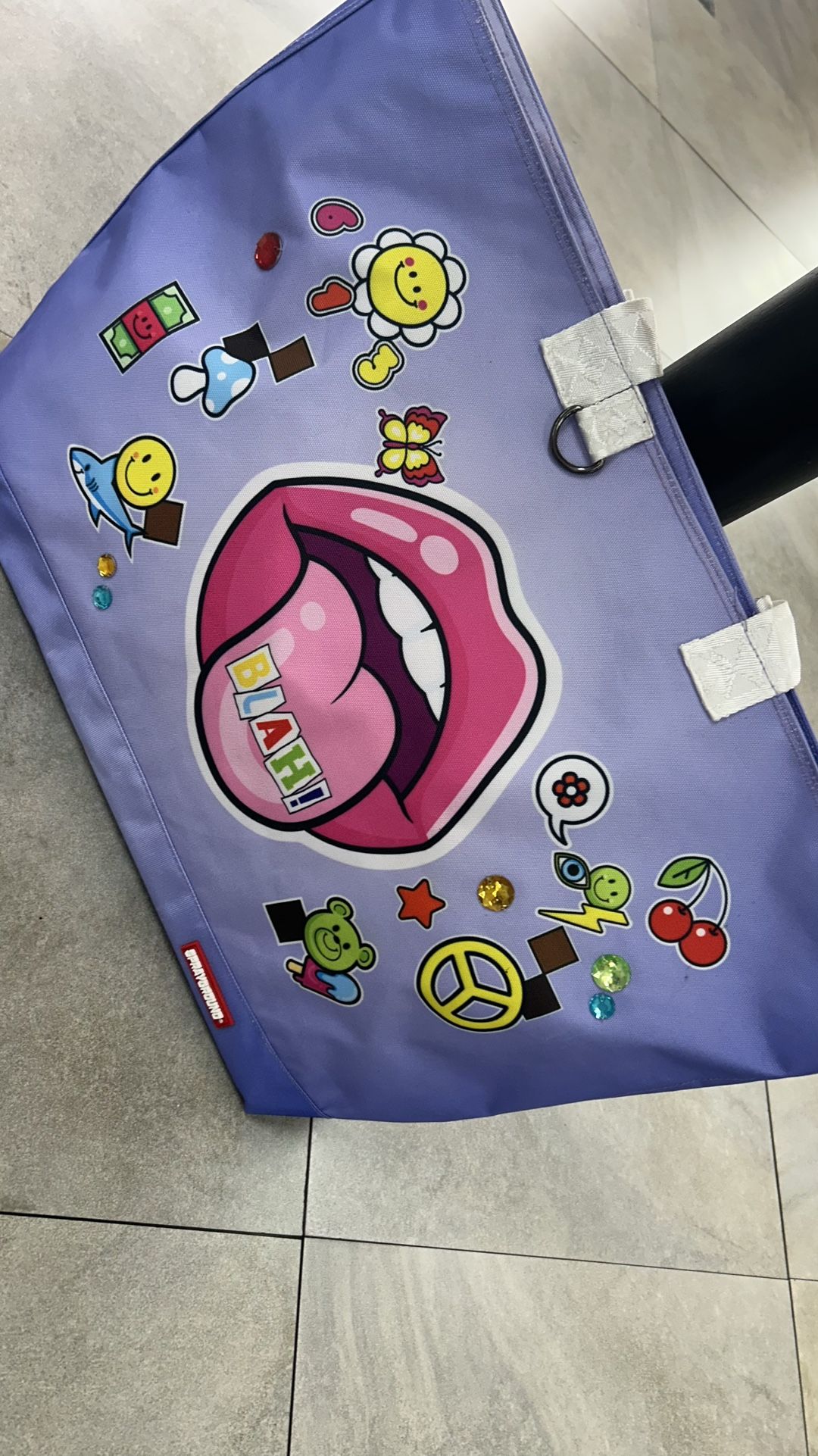 Sprayground Blah Lips Tote Bag