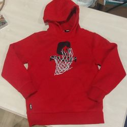 HOODIE RED/Child Size M 8