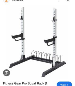 Fitness gear squat rack