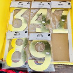 Cardboard Numbers 