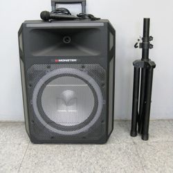 Monster X6 All-in-One PA Bluetooth Speaker System w/ Stand