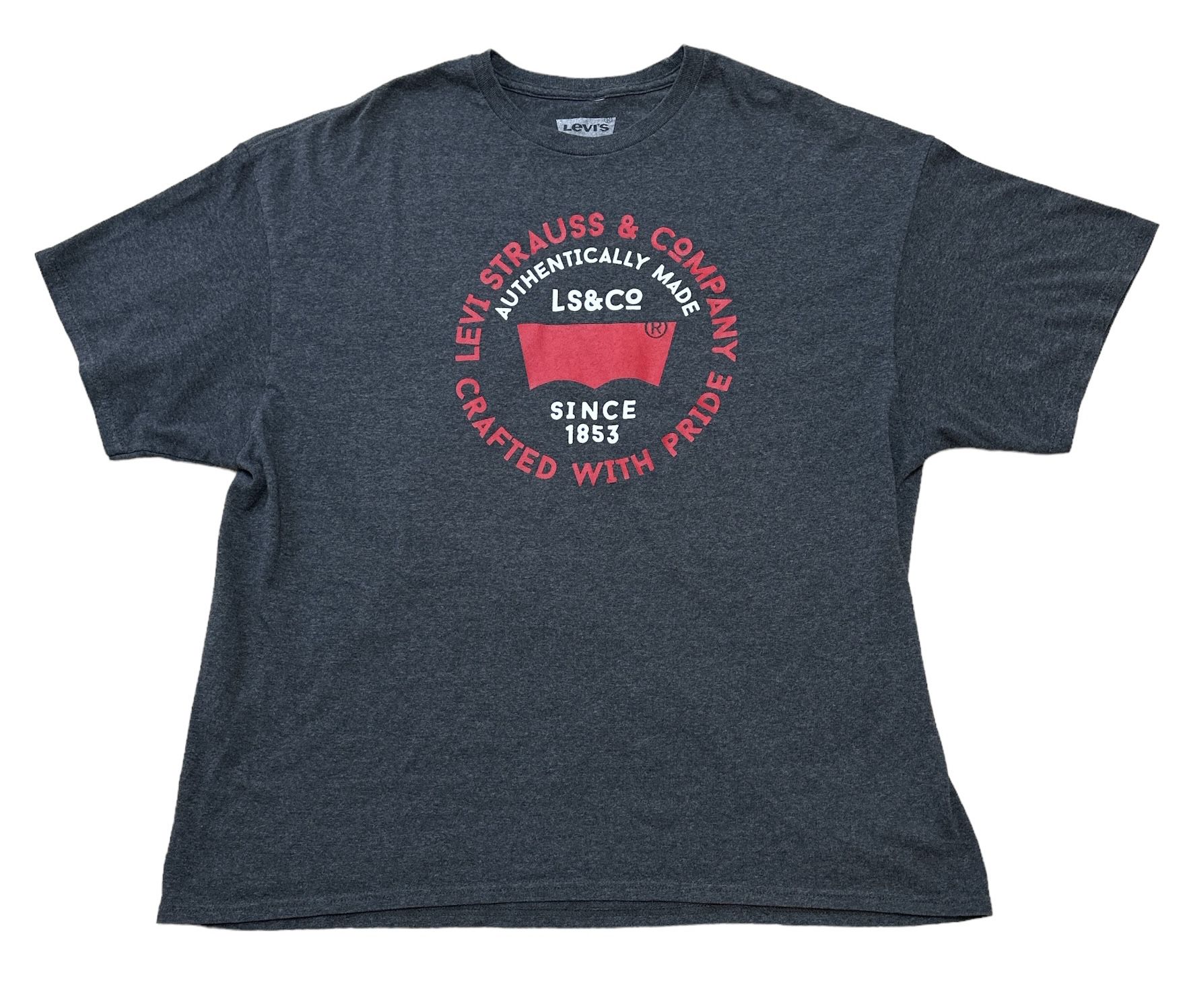 Levi’s Crafted With Pride Authentically Made LS&Co Since 1853 Casual Graphic Tee