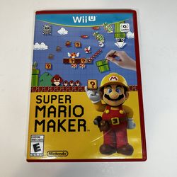 Super Mario Maker Nintendo Wii U, TESTED & WORKING!