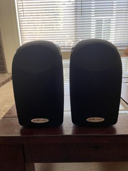 Two Polk Audio Speakers