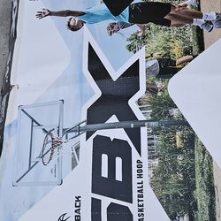 Silverback SBX 54" In-Ground Basketball Hoop with Adjustable-Height Backboard