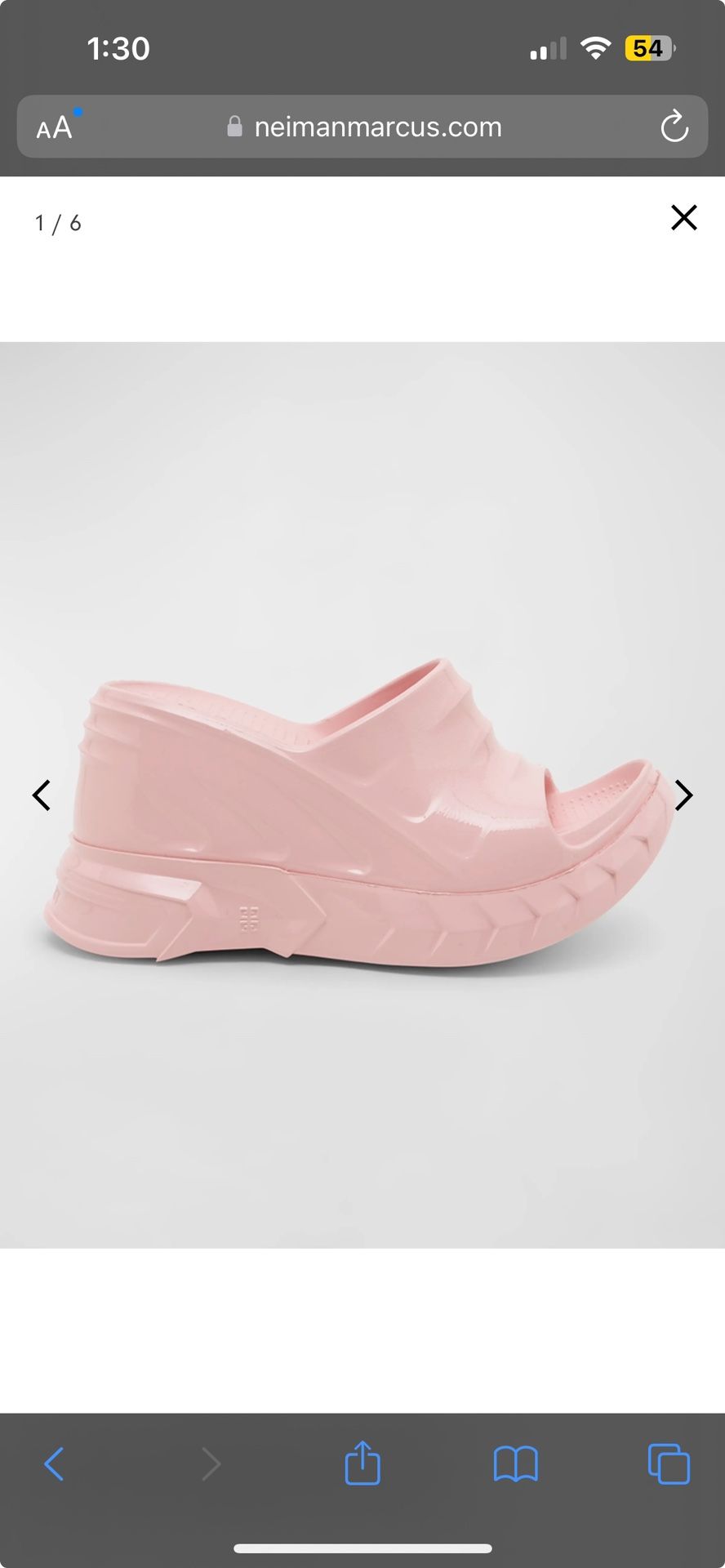Givenchy Pink Platform Sandals