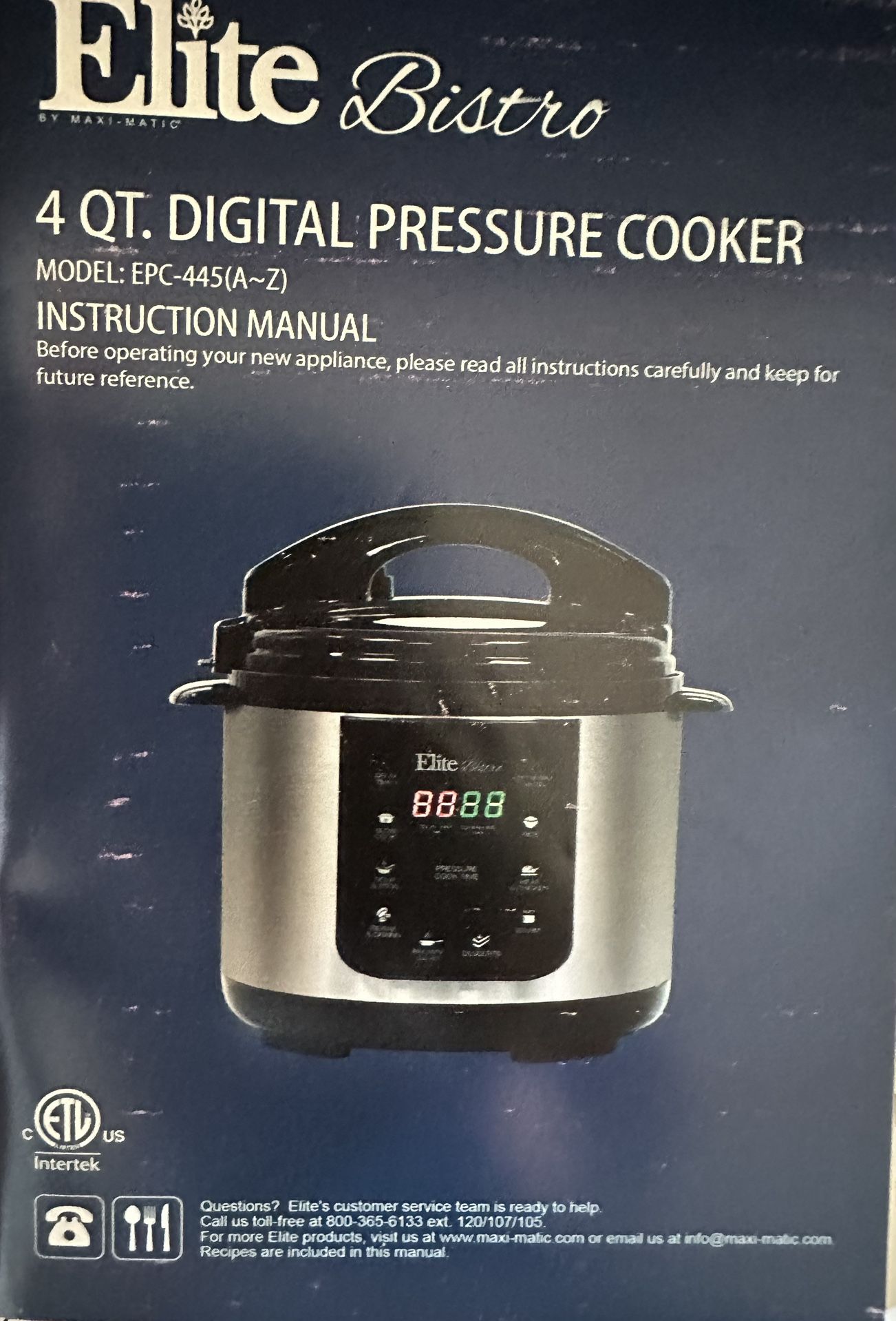 Elite Bistro Pressure Cooker for Sale in Riverside CA OfferUp