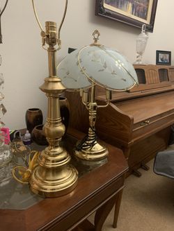 Brass Stiffel Lamp