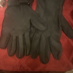 Men’s Native Deer Skin Gloves ! Excellent Condition . Size Large.