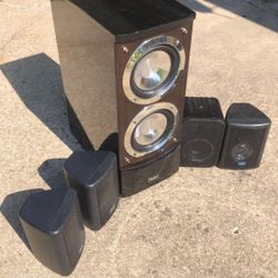 Digital Research DAV Digital Home Theater System 800 Watts Subwoofer & Speakers Kit