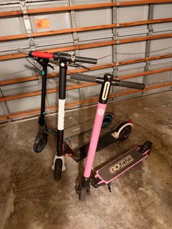 Lot of 3 Used Electric Scooters