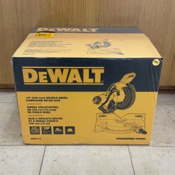 DEWALT DWS716  12” DOUBLE BEVEL COMPOUND MITER SAW.