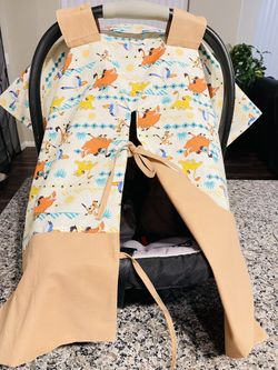 Lion King Canopy Carseat Cover For Baby Boys
